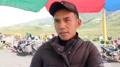 Penjual Es Krim Mirip Prince Mateen di Gunung Bromo, Ciptakan Sensasi Viral di TikTok
