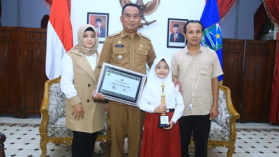 Pj Bupati Probolinggo Kedatangan Artis Sinetron Cilik Asal Probolinggo