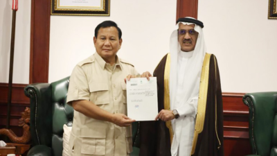 Prabowo dan Dubes Arab Saudi Bahas Kerja Sama Berbagai Bidang