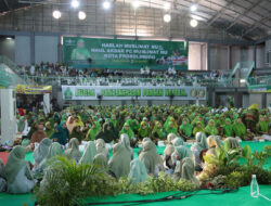 Harlah ke-78, Muslimat NU Kota Probolinggo Padati GOR Mastrip Kedopok