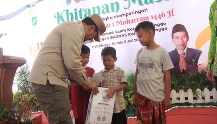 Pemkot dan Baznas Probolinggo Menggelar Khitanan Massal