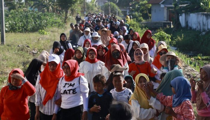 Warga Desa Tanjung Probolinggo Adakan Colour Run Sejauh 5 KM