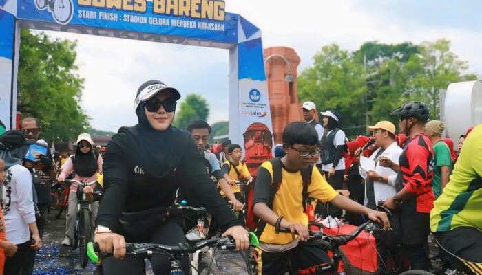 Gowes Bareng Ribuan Guru dan Siswa, Sambut HGN 2024 di Probolinggo