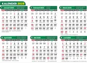Pemerintah Tetapkan 27 Tanggal Merah di Tahun 2025: Libur Nasional dan Cuti Bersama