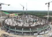 Wamen Tinjau Progres Masjid IKN, Target Selesai Sebelum Ramadhan 2025