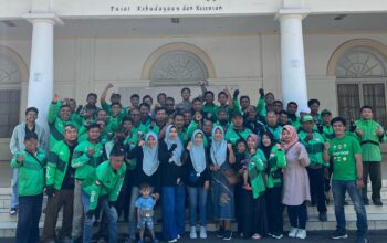 Solid dan Kompak! Grab Driver Probolinggo Rayakan Ulang Tahun Sekaligus Halal Bihalal