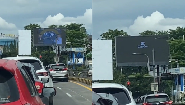 Viral! Vidiotron Lebaran Pemda Jadi Sorotan Gegara Logo CapCut Lupa di Hapus Diakhir Vidio