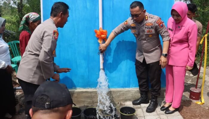 Polres Probolinggo Kota Resmikan Sumur Bor, Bantu Warga Sumberkramat Atasi Krisis Air Bersih