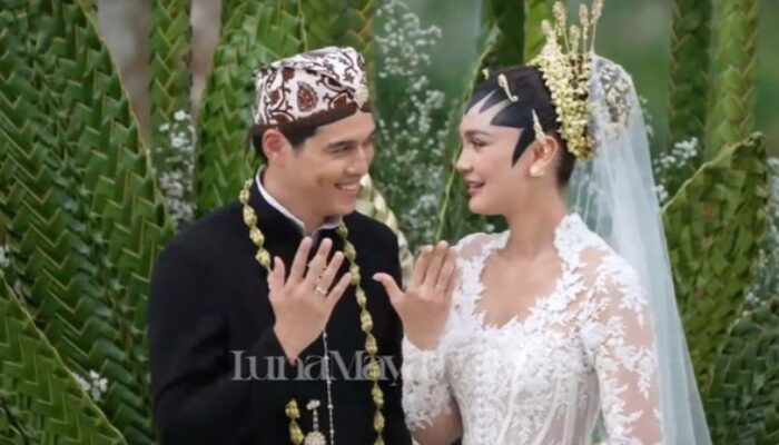 Luna Maya Resmi Menikah dengan Maxime, Momen Bahagia Disambut Hangat Publik