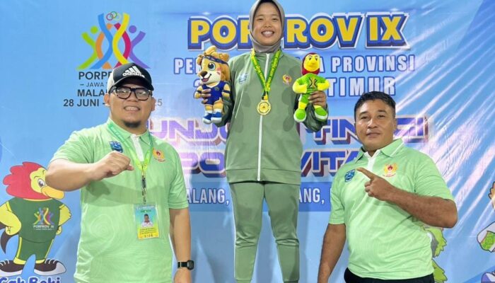 Petarung Muda Probolinggo Layla Ramadhani Raih Medali Emas Kick Boxing Porprov Jatim