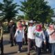 Anggota Fatayat NU Probolinggo Meriahkan Jalan Sehat dan Senam Bersama di Harlah ke-75