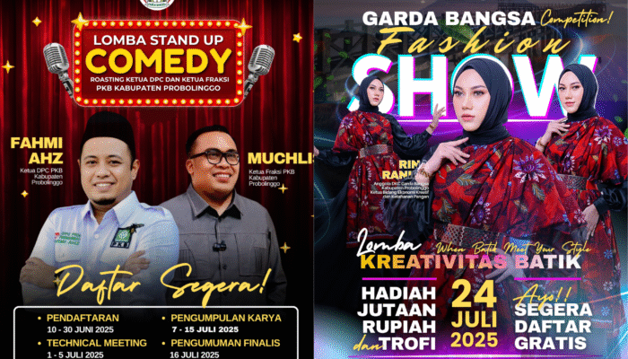 Sambut Pelantikan Pengurus Baru, Garda Bangsa Probolinggo Gelar Lomba Stand Up Comedy dan Fashion Show