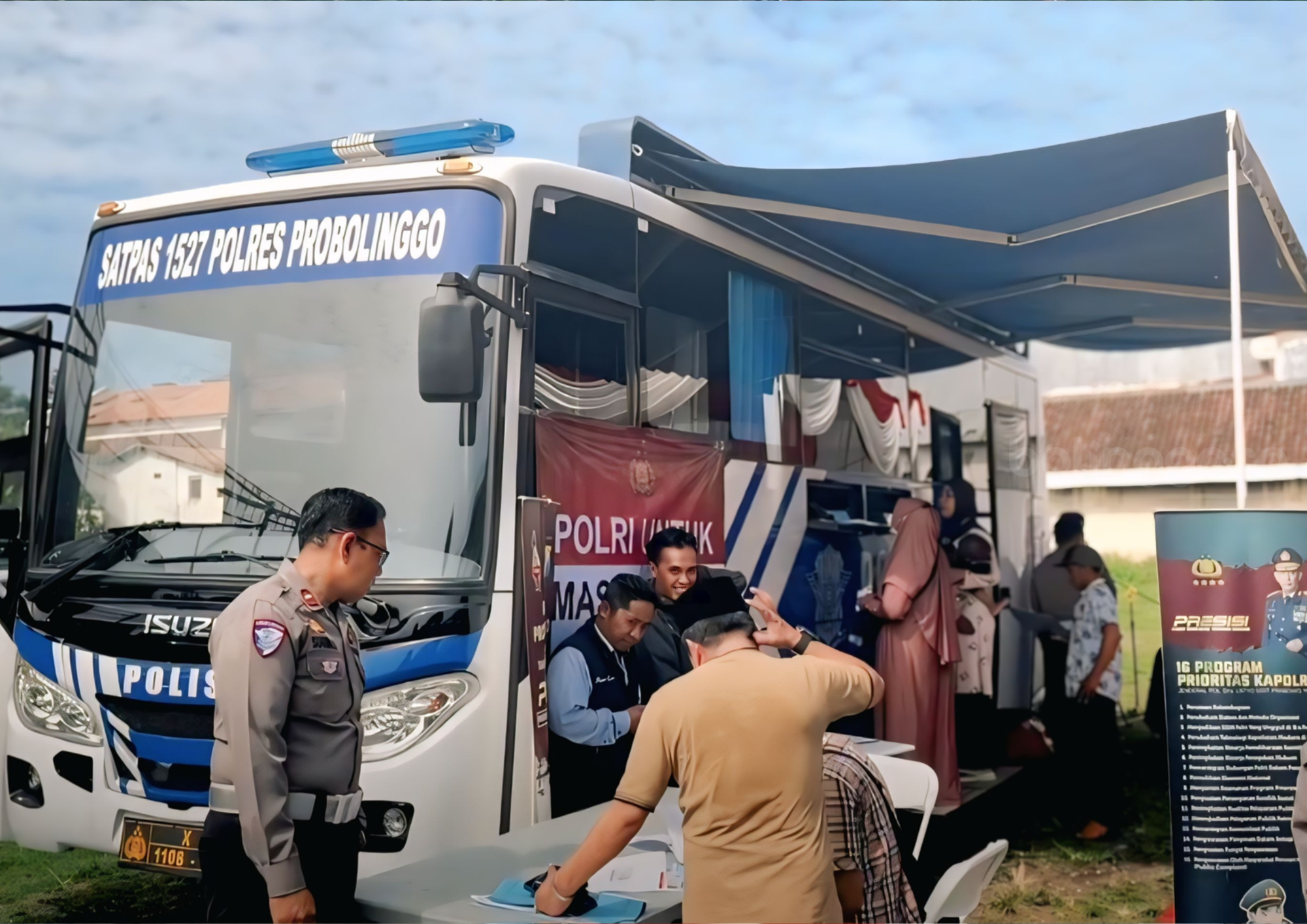 Bikin Mudah! Satlantas Polres Probolinggo Luncurkan Layanan Bus SIM Keliling