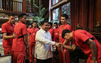 Presiden Prabowo Sambut Timnas Indonesia di Kediaman Pribadi Usai Kemenangan