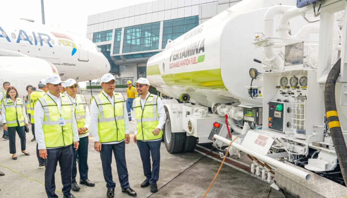 Pertamina Luncurkan Penerbangan Perdana dengan Bahan Bakar SAF dari Minyak Jelantah