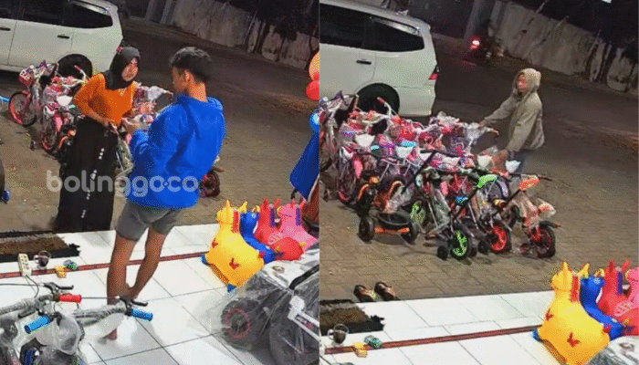 Modus Pura-Pura Belanja, Pasutri Gasak Sepeda Anak di Probolinggo