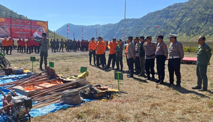 Waspada Musim Kemarau, TNBTS dan Polres Probolinggo Siaga Lindungi Kawasan Bromo