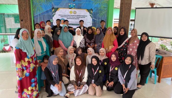 Mahasiswa UPM Sosialisasi Pentingnya Mendaftarkan Sertifikat Hak Milik Tanah untuk Keamanan Harta