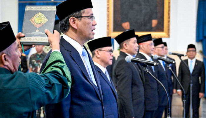 Para Menteri Baru Sampaikan Komitmen Usai Dilantik Presiden Prabowo