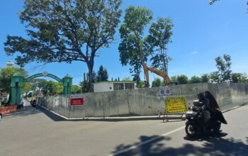 Setelah Sempat Gagal, Proyek Rp8,75 Miliar Revitalisasi Alun-Alun Probolinggo Sudah Dikerjakan