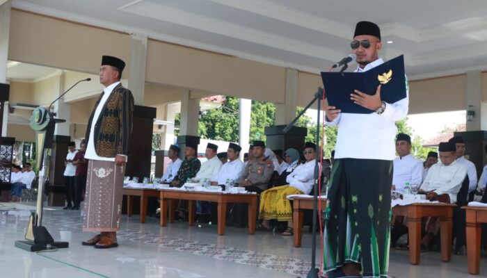 Semarak Hari Santri 2025, Ribuan Santri Ikuti Apel Bersama Pemkab Probolinggo