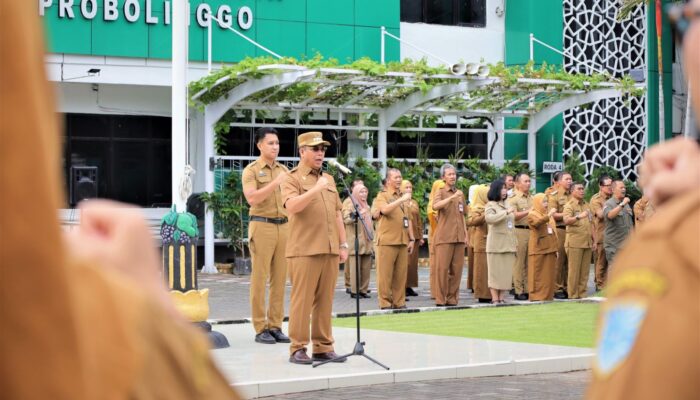 Apel Perdana 2026, Wali Kota Tekankan Pola Kerja Baru ASN Probolinggo