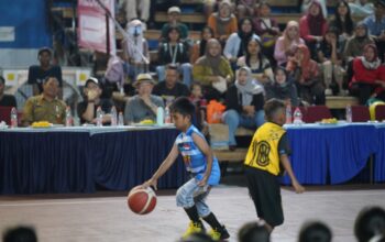 Ratusan Atlet Cilik Ramaikan Kejuaraan Basket Bee Jay Cup Season 2 di Probolinggo