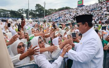 Mujahadah Kubro 1 Abad NU di Malang, Prabowo Kenang Perjuangan Ulama