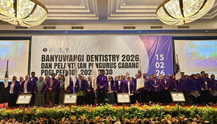 Pengurus PDGI Probolinggo 2025-2030 Resmi Dilantik di Banyuwangi