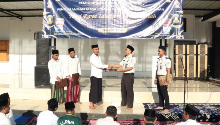 Rutan Kraksaan Beri Remisi Lebaran, Ratusan Napi Dapat Diskon Masa Pidana