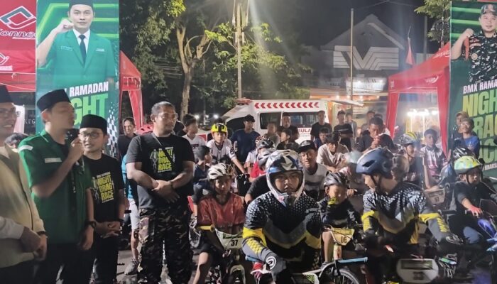Ramadan Night Drag Race Pertama di Kraksaan, Ansor Fasilitasi Hobi Pecinta BMX