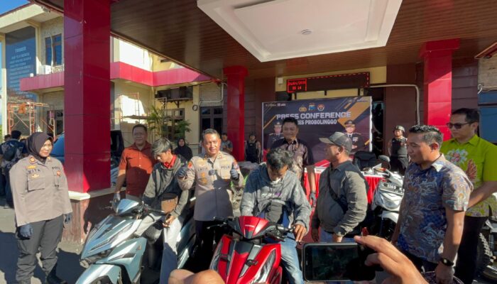 Polres Probolinggo Bongkar Belasan Kasus Kriminal, 15 Pelaku Dibungkus