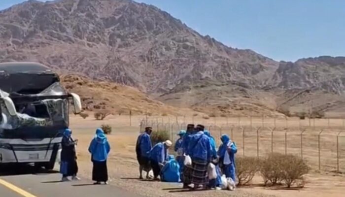 Viral! Bus Jemaah Haji Probolinggo Dikabarkan Kecelakaan di Madinah