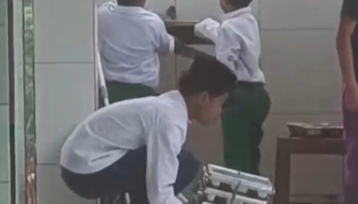 Viral! Siswa Disuruh Cuci Ompreng, Korwil MBG Probolinggo Buka Fakta