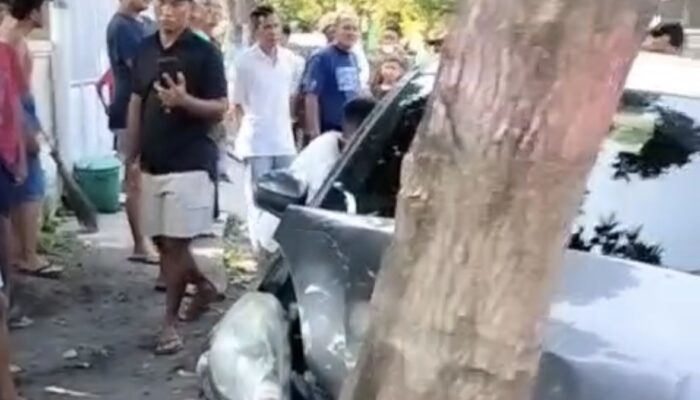 Ditantang Teman, ABG di Probolinggo Nekat Bawa Kabur Mobil Tetangga hingga Tabrak Pohon