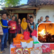 Pasca Kebakaran Akibat Lilin, Dua Keluarga di Kraksaan Dapat Bantuan Pemkab Probolinggo