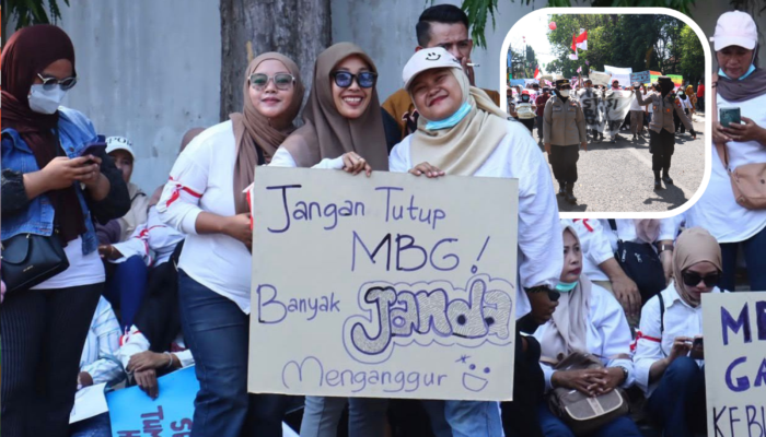 Ribuan Warga Probolinggo Geruduk DPRD, Suarakan Dukungan Program MBG