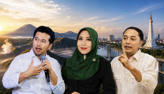Elektabilitas Pilgub Jatim 2029, Emil Dardak Unggul, Lia Istifhama dan Cak Eri Mengejar