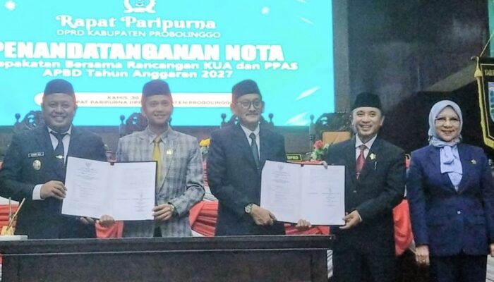 Resmi! Pemkab dan DPRD Probolinggo Sepakati KUA-PPAS 2027 di Paripurna