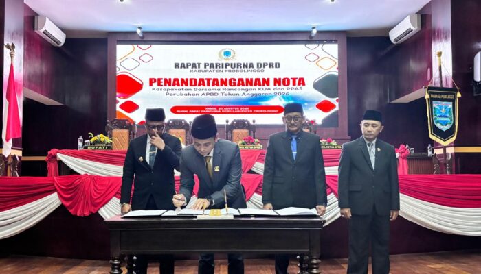 DPRD Probolinggo Paparkan Hasil Pembahasan Perubahan KUA-PPAS APBD 2026