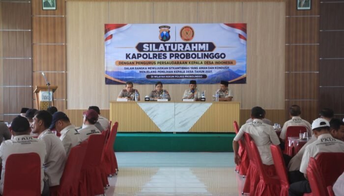 Jelang Pilkades 2027, Kapolres Probolinggo Ajak Para Kades Jaga Ketertiban