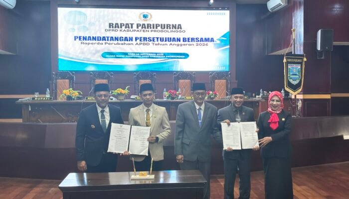 P-APBD 2026 Disepakati, DPRD dan Pemkab Probolinggo Perkuat Sinergi Pembangunan