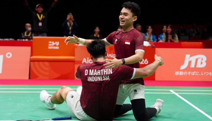 Tundukkan Ganda China, Leo/Daniel Sumbang Emas Kedua Bulu Tangkis Indonesia