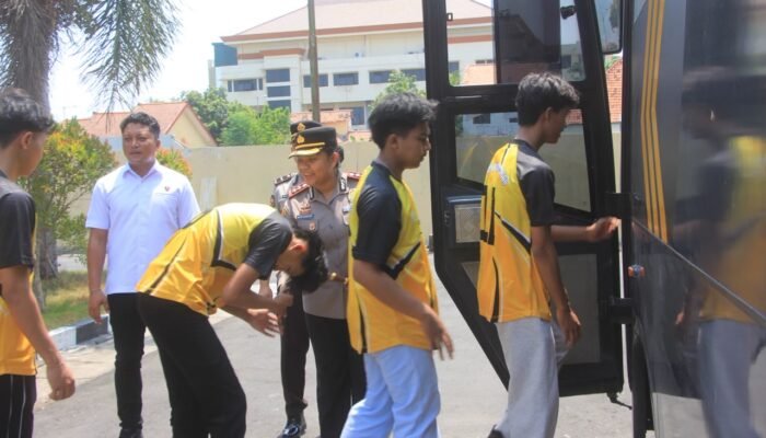 Bawa Nama Probolinggo, Tim Voli Polres Siap Berlaga di Kejurprov U-19